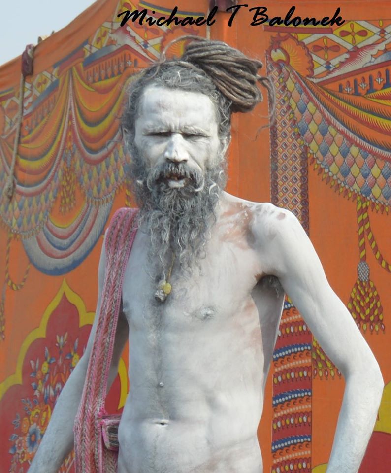 Naga Sadhu portrait at Kumbh Mela 2019, Prayagraj